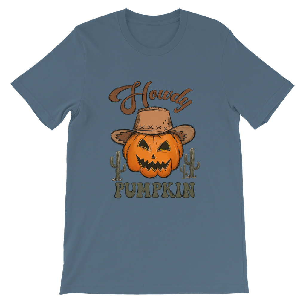 HOWDY PUMPKIN Classic Kids T-Shirt - DirectlyPersonalised