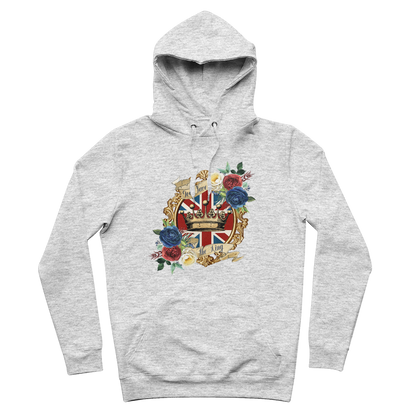 GOD SAVE THE KING 100% Organic Cotton Hoodie - DirectlyPersonalised