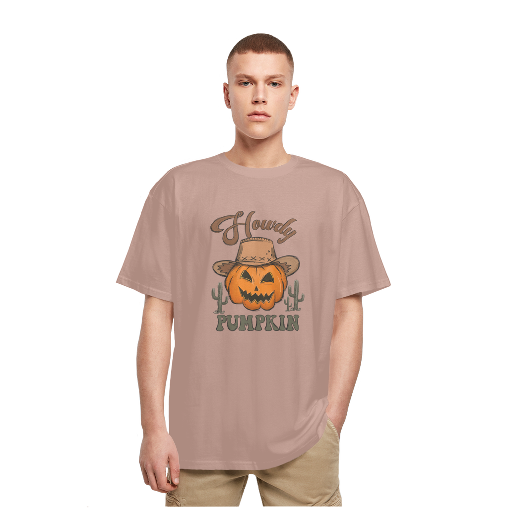 HOWDY PUMPKIN Heavy Oversized T-Shirt - DirectlyPersonalised