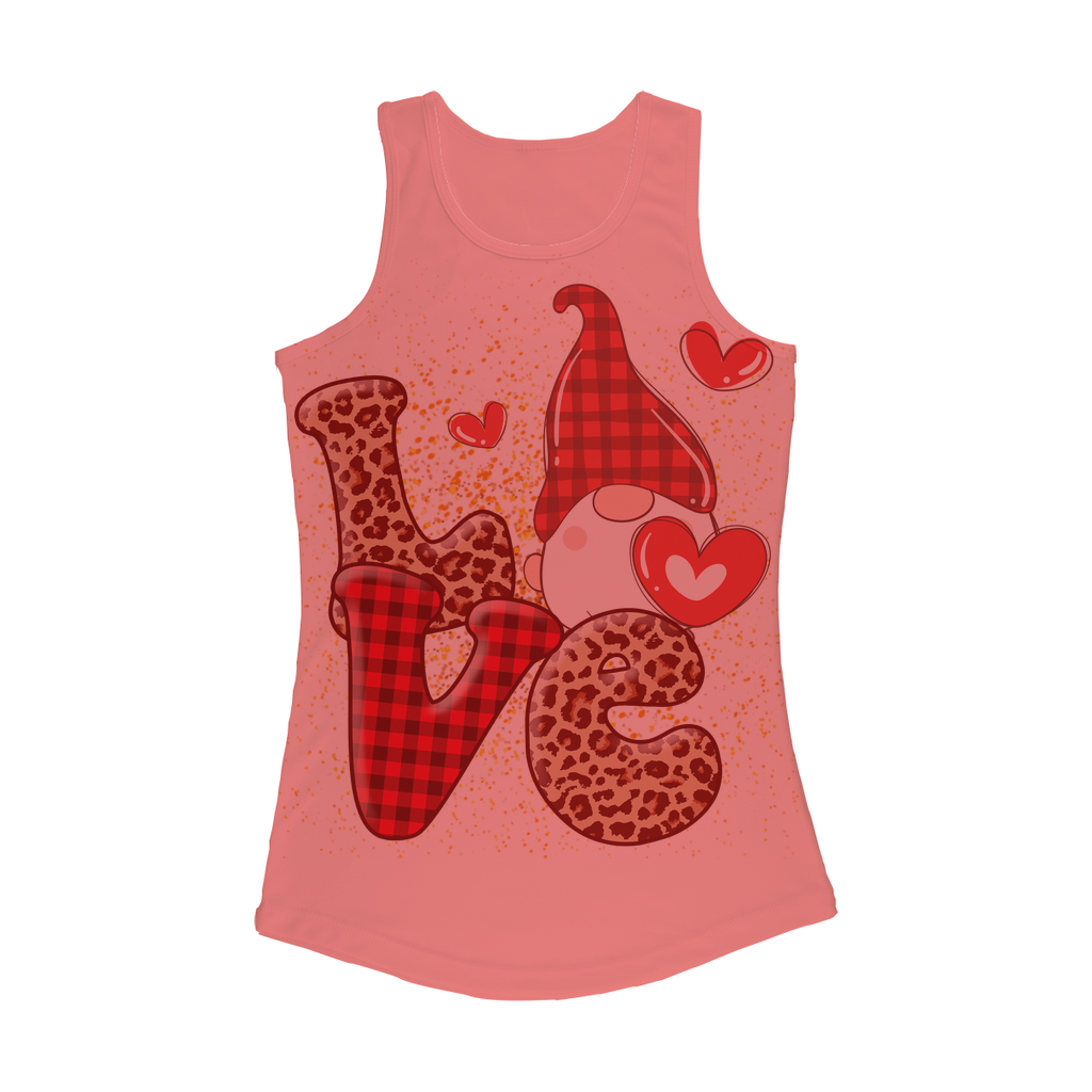 Ladies Valentine Design Women Performance Tank Top - DirectlyPersonalised