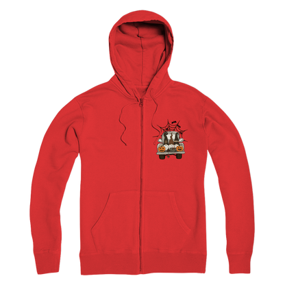 LETS GET SPOOKY Premium Adult Zip Hoodie - DirectlyPersonalised