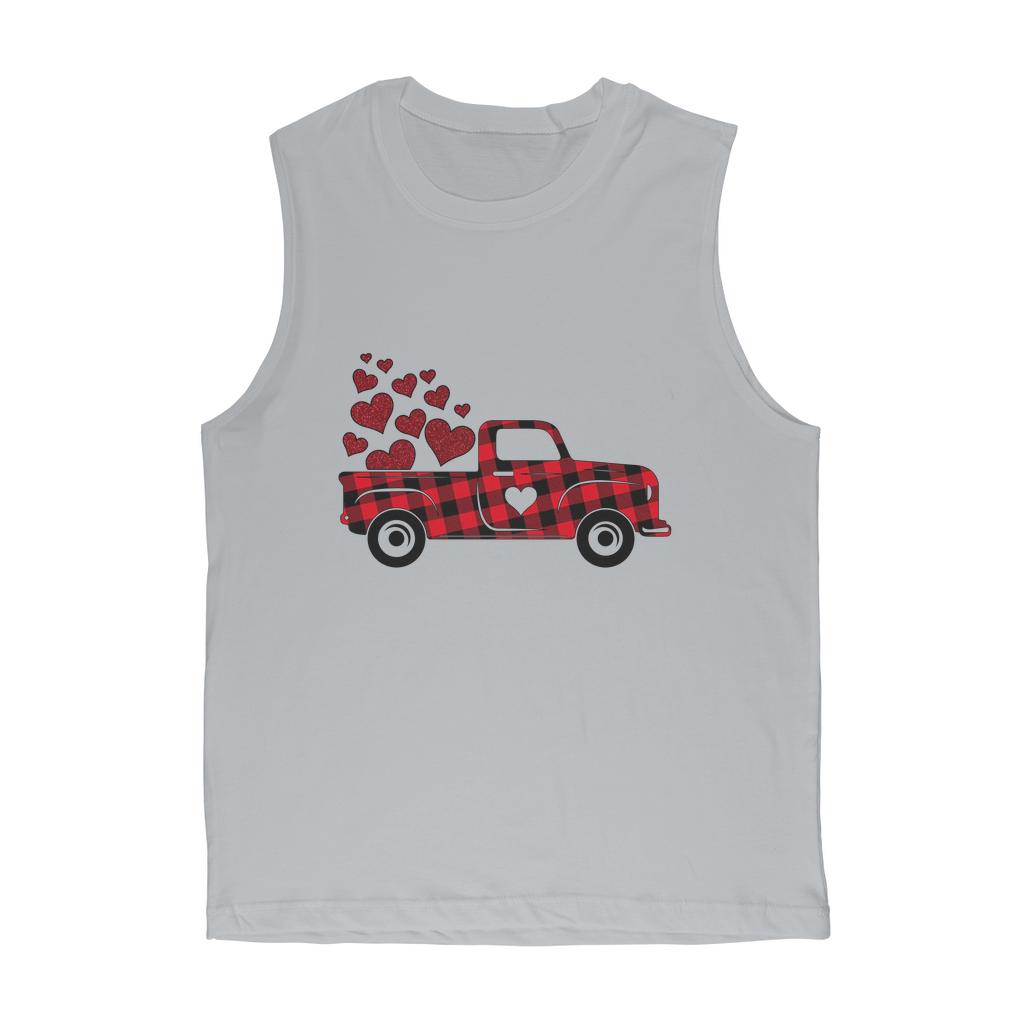 Love Truck Classic Adult Muscle Top - DirectlyPersonalised