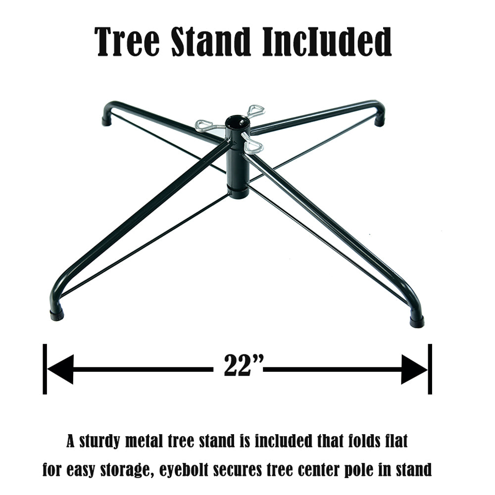 7.5ft Pointed PVC Pen Style Shaped Christmas Tree - DirectlyPersonalised