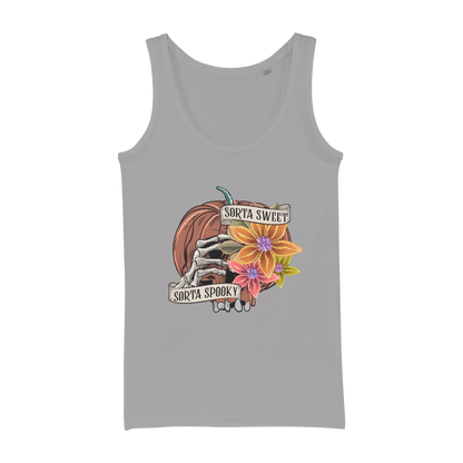 SORTA SWEET - SORTA SPOOKY Organic Jersey Womens Tank Top - DirectlyPersonalised