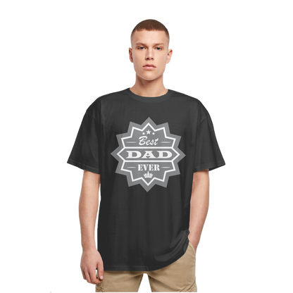 Best Dad Ever Heavy Oversized T-Shirt - DirectlyPersonalised