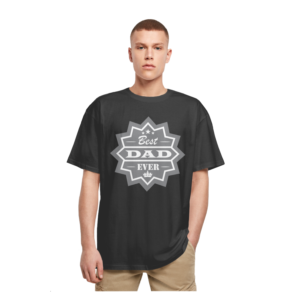 Best Dad Ever Heavy Oversized T-Shirt