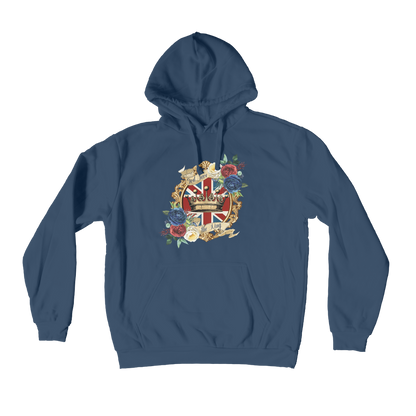 GOD SAVE THE KING Premium Adult Hoodie - DirectlyPersonalised