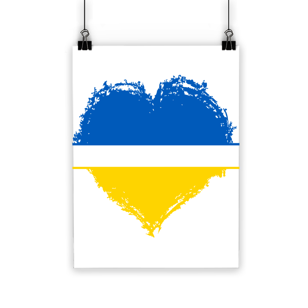 HEARTS WITH UKRAINE Classic Poster - DirectlyPersonalised