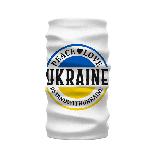 STAND WITH UKRAINE Sublimation Neck Warmer Morf Scarf - DirectlyPersonalised