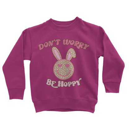 Don't worry be 'happy' Classic Kids Sweatshirt - DirectlyPersonalised