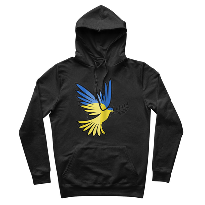 SUPPORT FOR UKRAINE 100% Organic Cotton Hoodie - DirectlyPersonalised