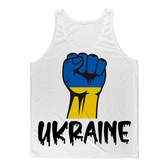 STAND FOR UKRAINE Classic Sublimation Adult Tank Top - DirectlyPersonalised
