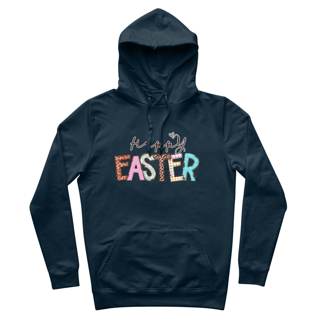 Happy Easter 100% Organic Cotton Hoodie - DirectlyPersonalised