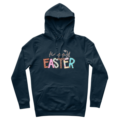 Happy Easter 100% Organic Cotton Hoodie - DirectlyPersonalised