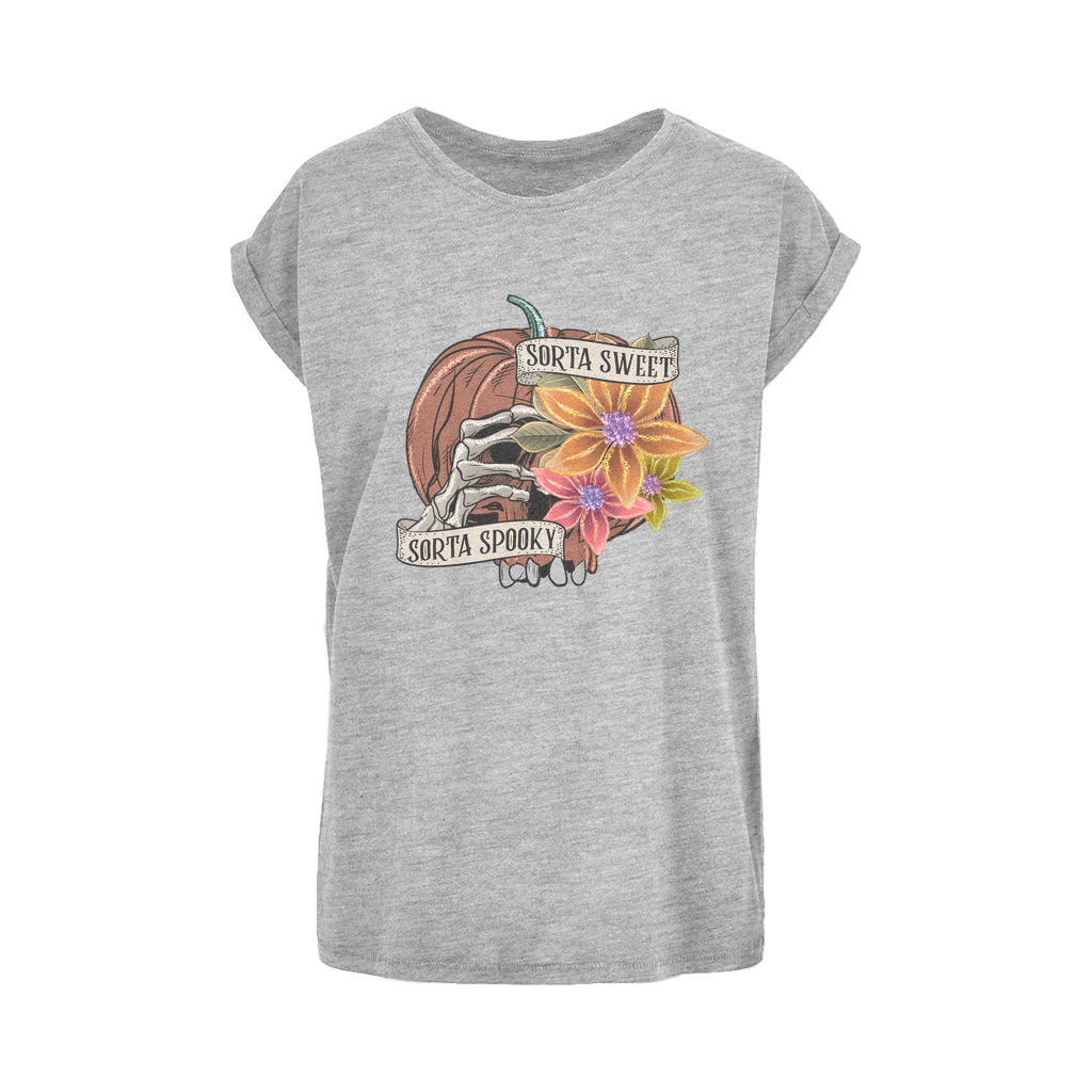 SORTA SWEET - SORTA SPOOKY Women's Extended Shoulder T-Shirt XS-5XL - DirectlyPersonalised
