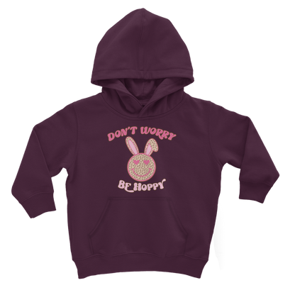 Don't worry be 'happy' Classic Kids Hoodie - DirectlyPersonalised