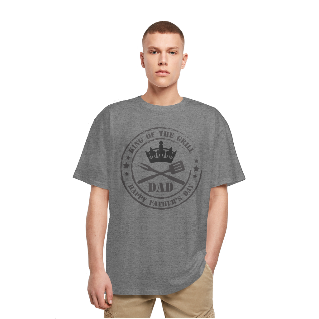 King of the Grill Heavy Oversized T-Shirt - DirectlyPersonalised