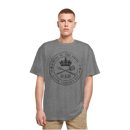 King of the Grill Heavy Oversized T-Shirt - DirectlyPersonalised
