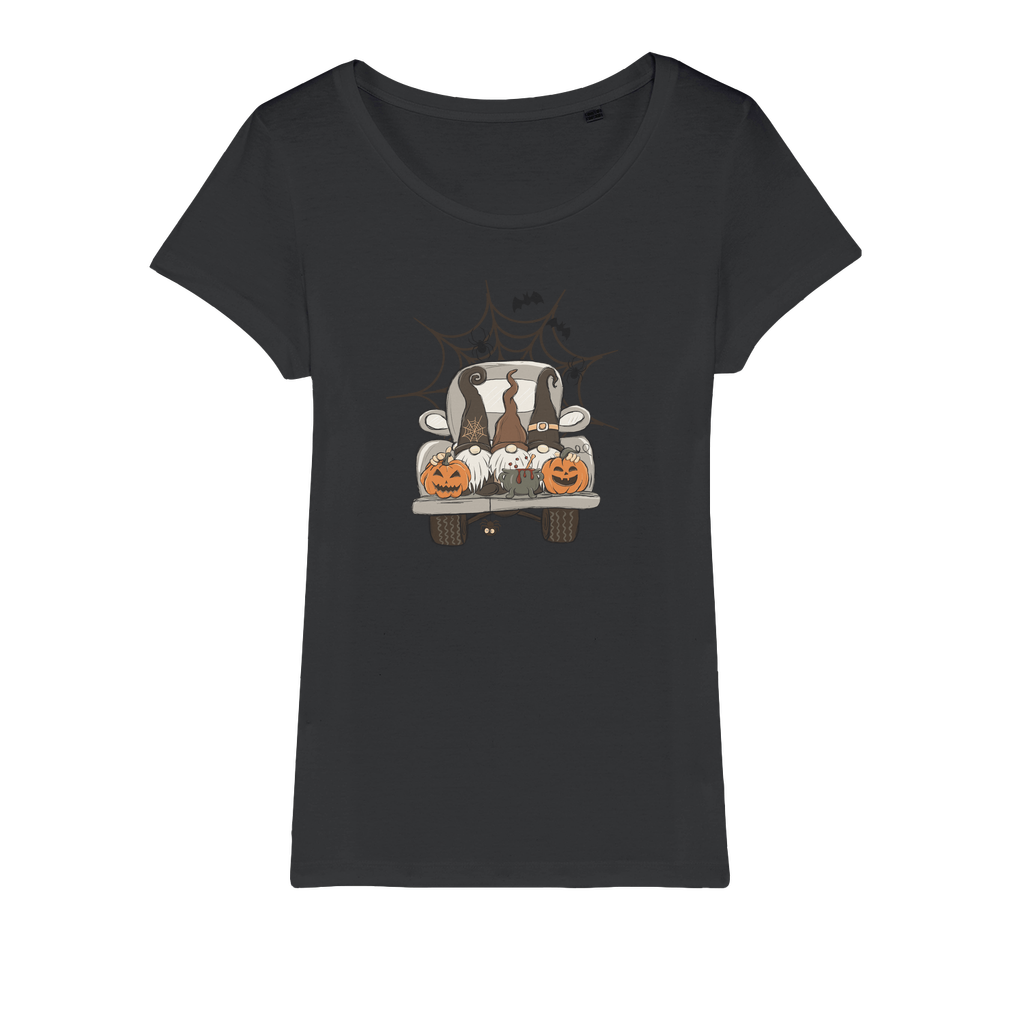 LETS GET SPOOKY Organic Jersey Womens T-Shirt - DirectlyPersonalised