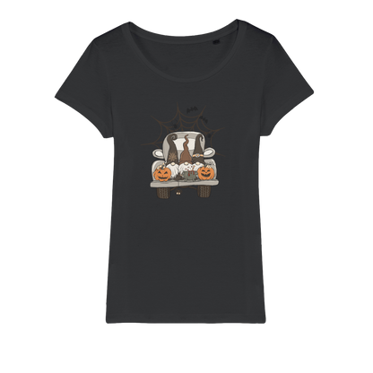 LETS GET SPOOKY Organic Jersey Womens T-Shirt - DirectlyPersonalised