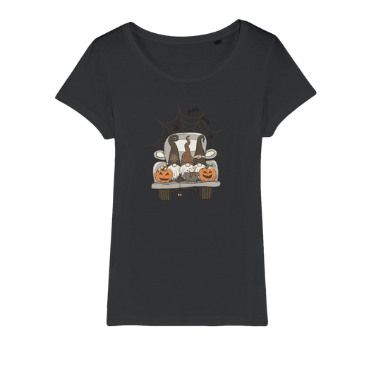 LETS GET SPOOKY Organic Jersey Womens T-Shirt - DirectlyPersonalised