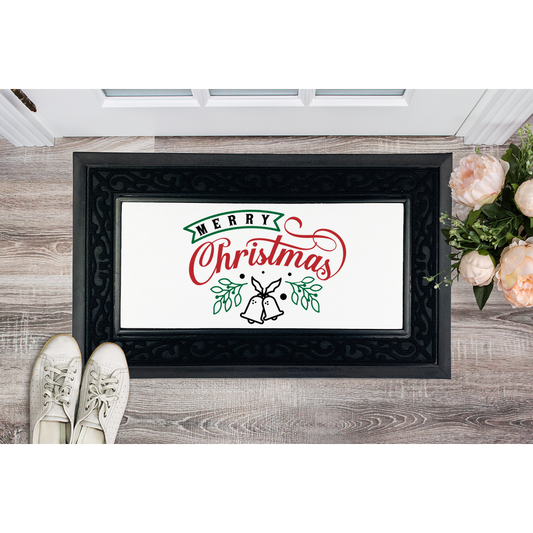 Merry Christmas Sublimation Heavy Duty Door Mat - DirectlyPersonalised