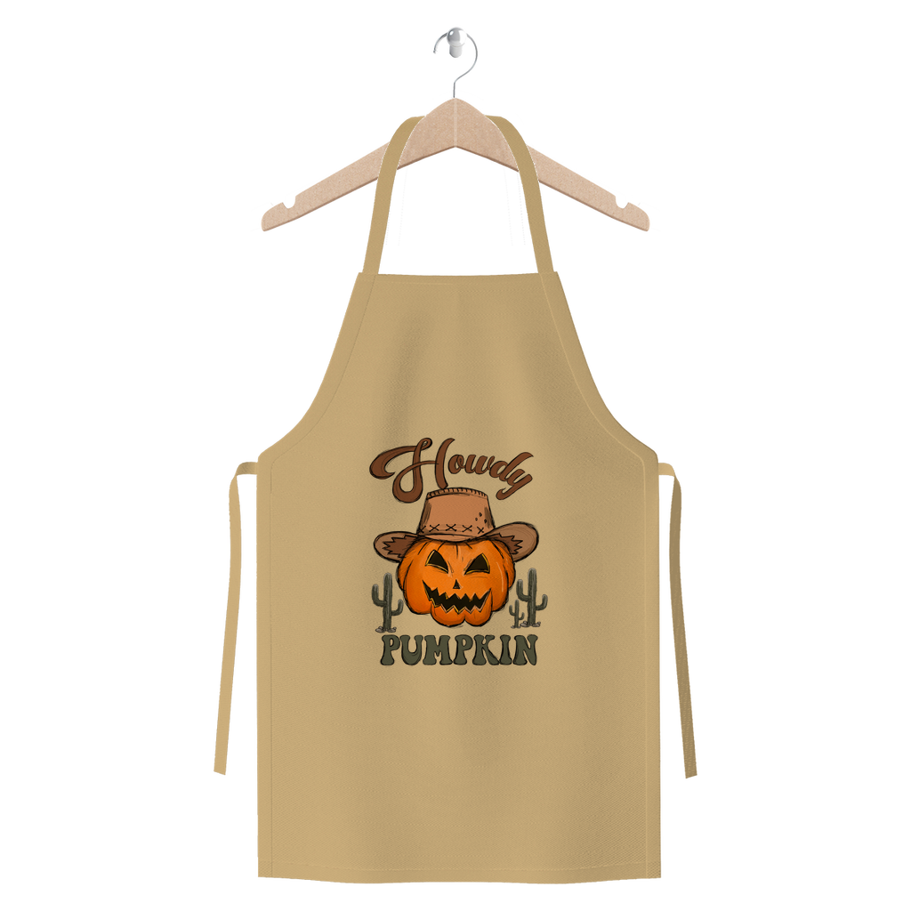 HOWDY PUMPKIN Premium Jersey Apron - DirectlyPersonalised