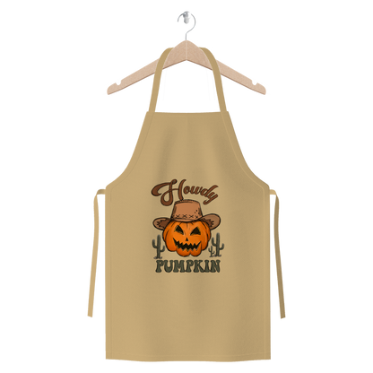 HOWDY PUMPKIN Premium Jersey Apron - DirectlyPersonalised