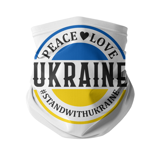 STAND WITH UKRAINE Sublimation Neck Gaiter - DirectlyPersonalised