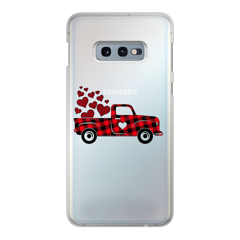 Love Truck Back Printed Transparent Hard Phone Case - DirectlyPersonalised