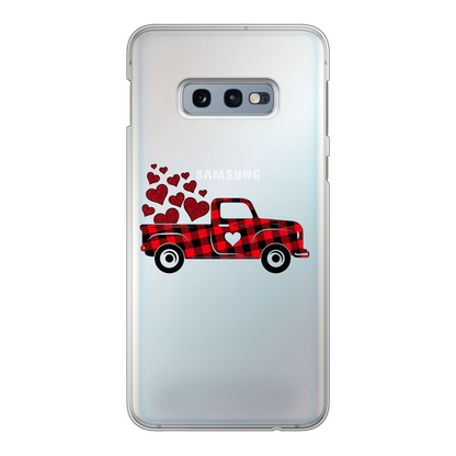 Love Truck Back Printed Transparent Hard Phone Case - DirectlyPersonalised