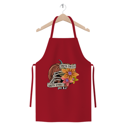 SORTA SWEET - SORTA SPOOKY Premium Jersey Apron - DirectlyPersonalised