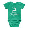 My First Christmas White Classic Baby Onesie Bodysuit