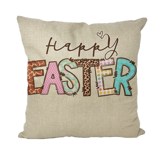 Happy Easter Throw Pillows - DirectlyPersonalised