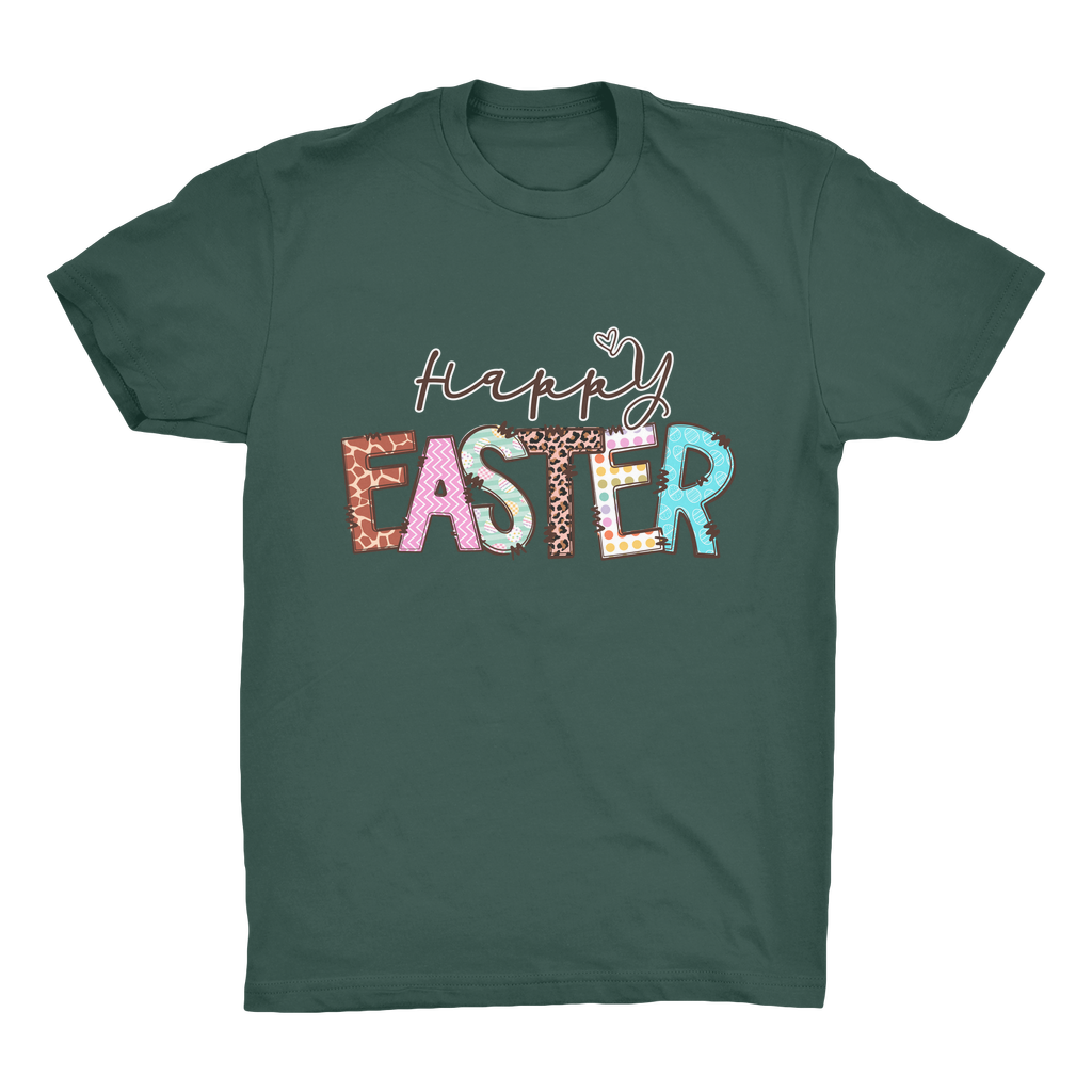 Happy Easter Organic Adult T-Shirt - DirectlyPersonalised