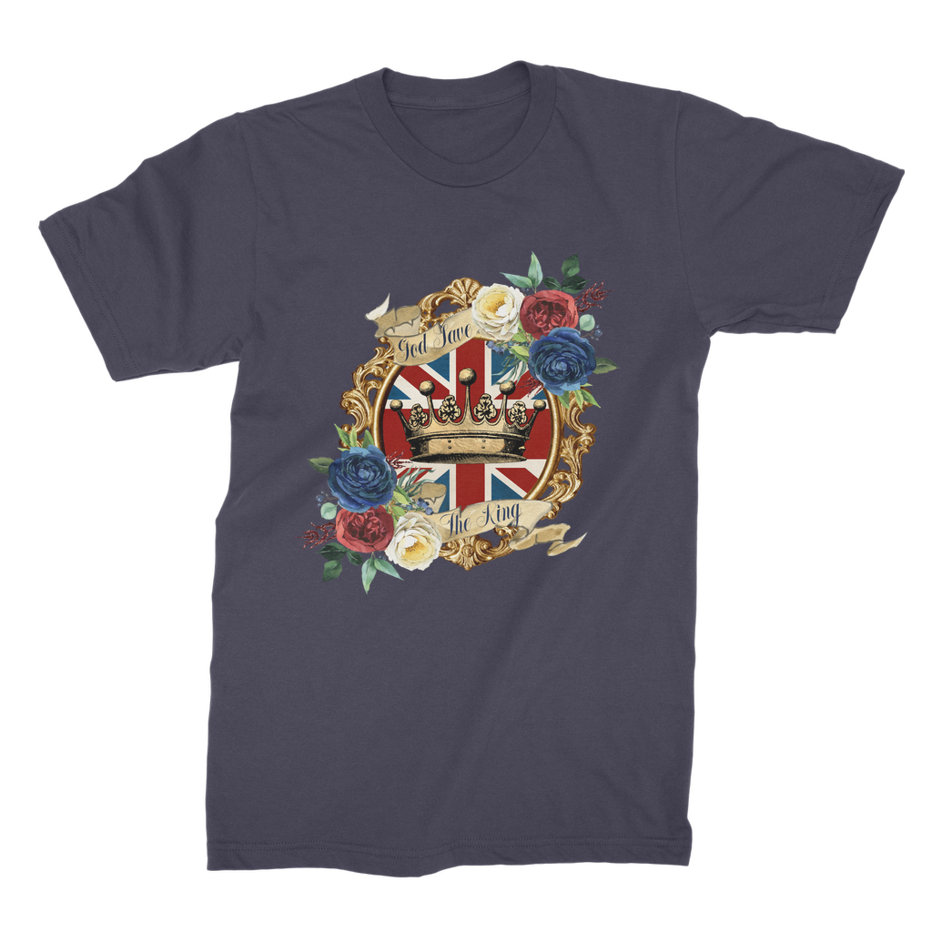 GOD SAVE THE KING Premium Jersey Men's T-Shirt - DirectlyPersonalised