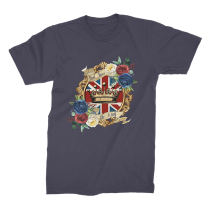 GOD SAVE THE KING Premium Jersey Men's T-Shirt - DirectlyPersonalised