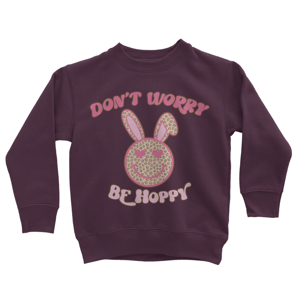 Don't worry be 'happy' Classic Kids Sweatshirt - DirectlyPersonalised