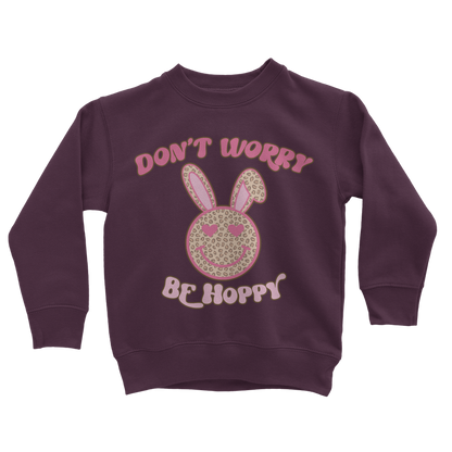 Don't worry be 'happy' Classic Kids Sweatshirt - DirectlyPersonalised