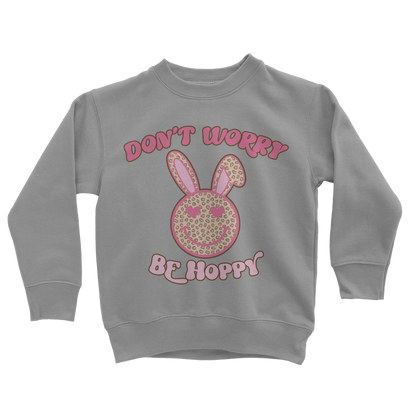 Don't worry be 'happy' Classic Kids Sweatshirt - DirectlyPersonalised