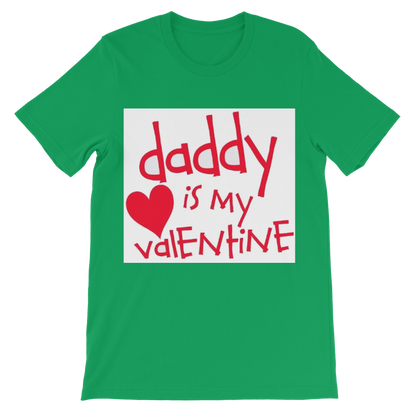 Daddy's my Valentine Classic Kids T-Shirt - DirectlyPersonalised