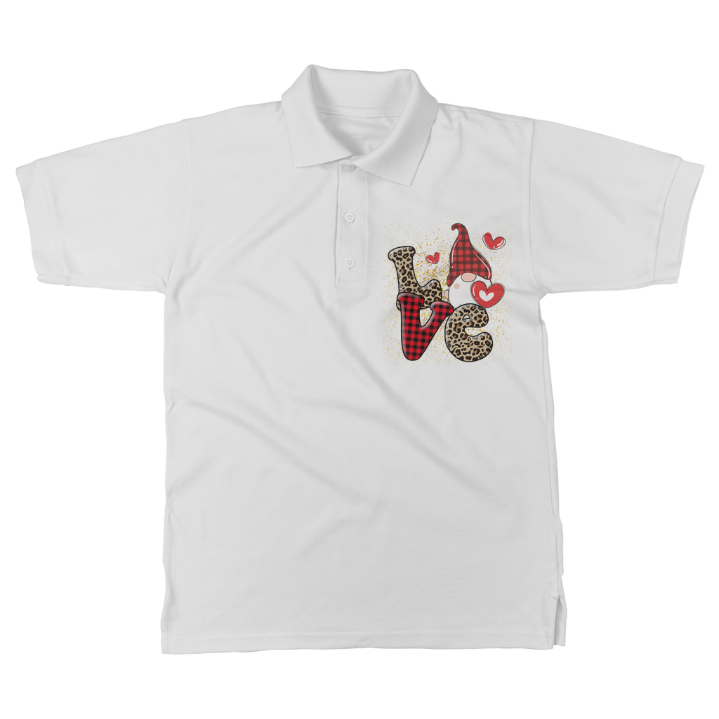 Ladies Valentine Design Classic Women's Polo Shirt - DirectlyPersonalised