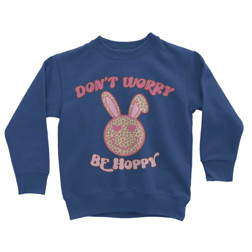 Don't worry be 'happy' Classic Kids Sweatshirt - DirectlyPersonalised
