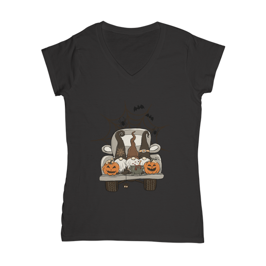 LETS GET SPOOKY Classic Women's V-Neck T-Shirt - DirectlyPersonalised