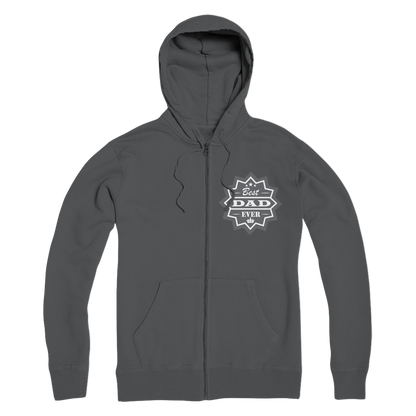 Best Dad Ever Premium Adult Zip Hoodie - DirectlyPersonalised