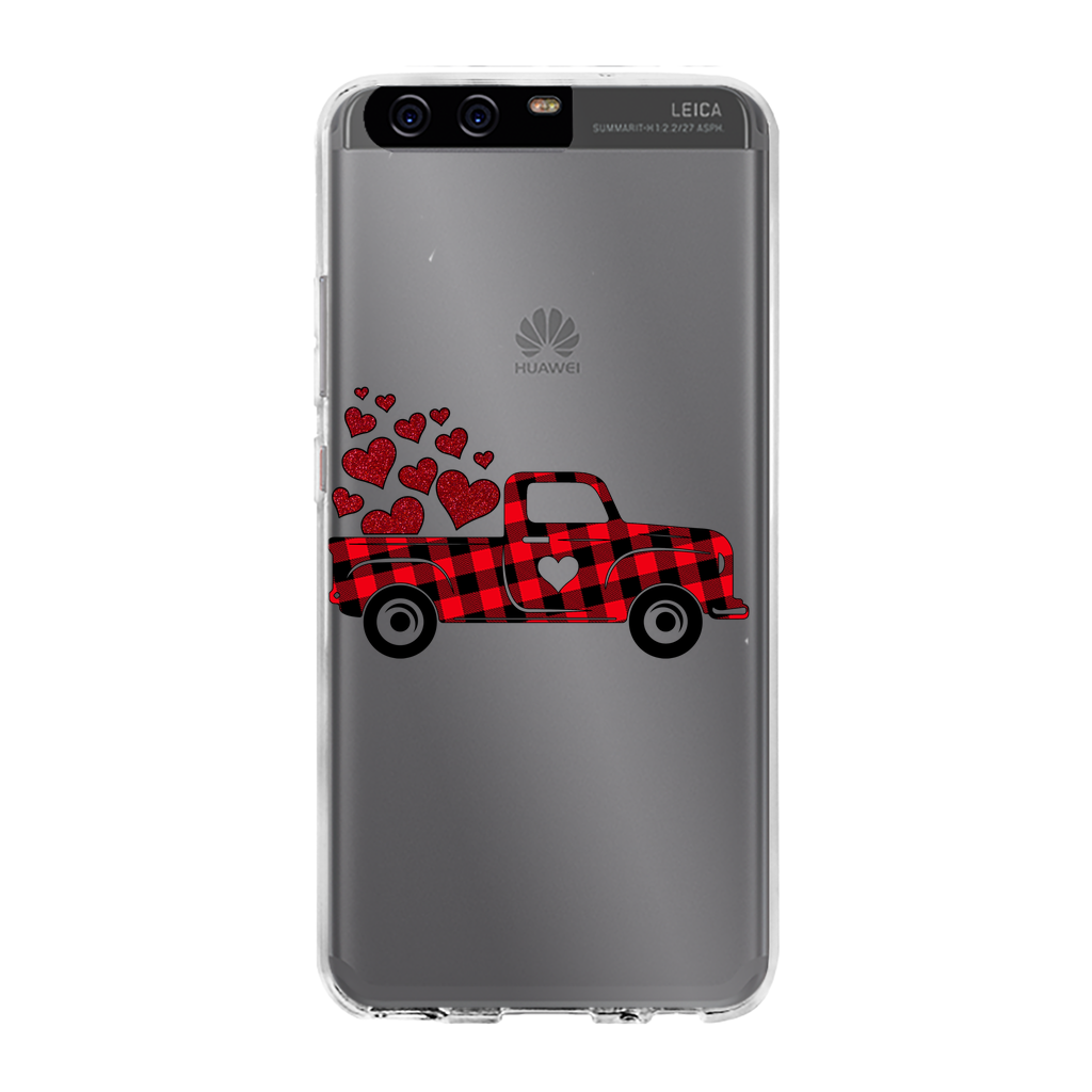 Love Truck Back Printed Transparent Hard Phone Case - DirectlyPersonalised