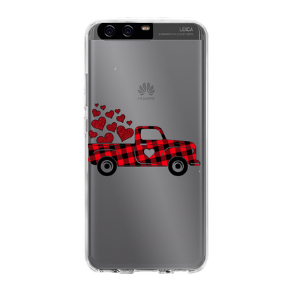 Love Truck Back Printed Transparent Hard Phone Case - DirectlyPersonalised