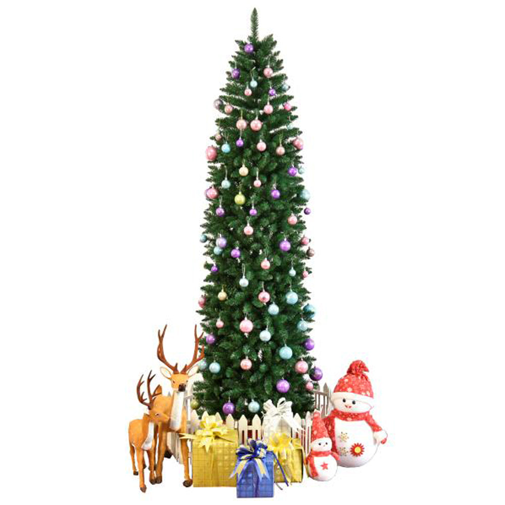 7.5ft Pointed PVC Pen Style Shaped Christmas Tree - DirectlyPersonalised