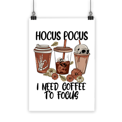HOCUS POCUS -COFFEE DESIGN Classic Poster - DirectlyPersonalised