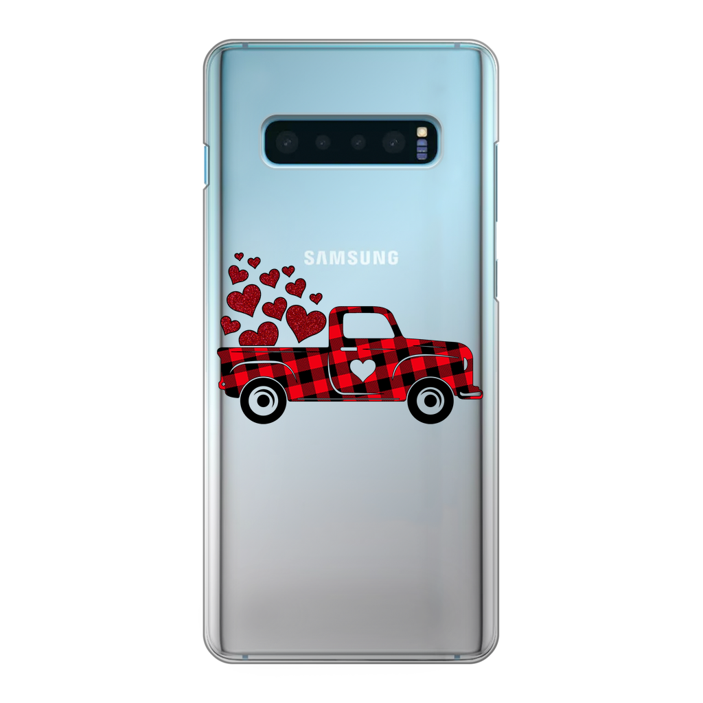 Love Truck Back Printed Transparent Hard Phone Case - DirectlyPersonalised
